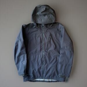 Flylow Quantum Pro Jacket XL Black Hooded Full Zip Parka Waterproof Park